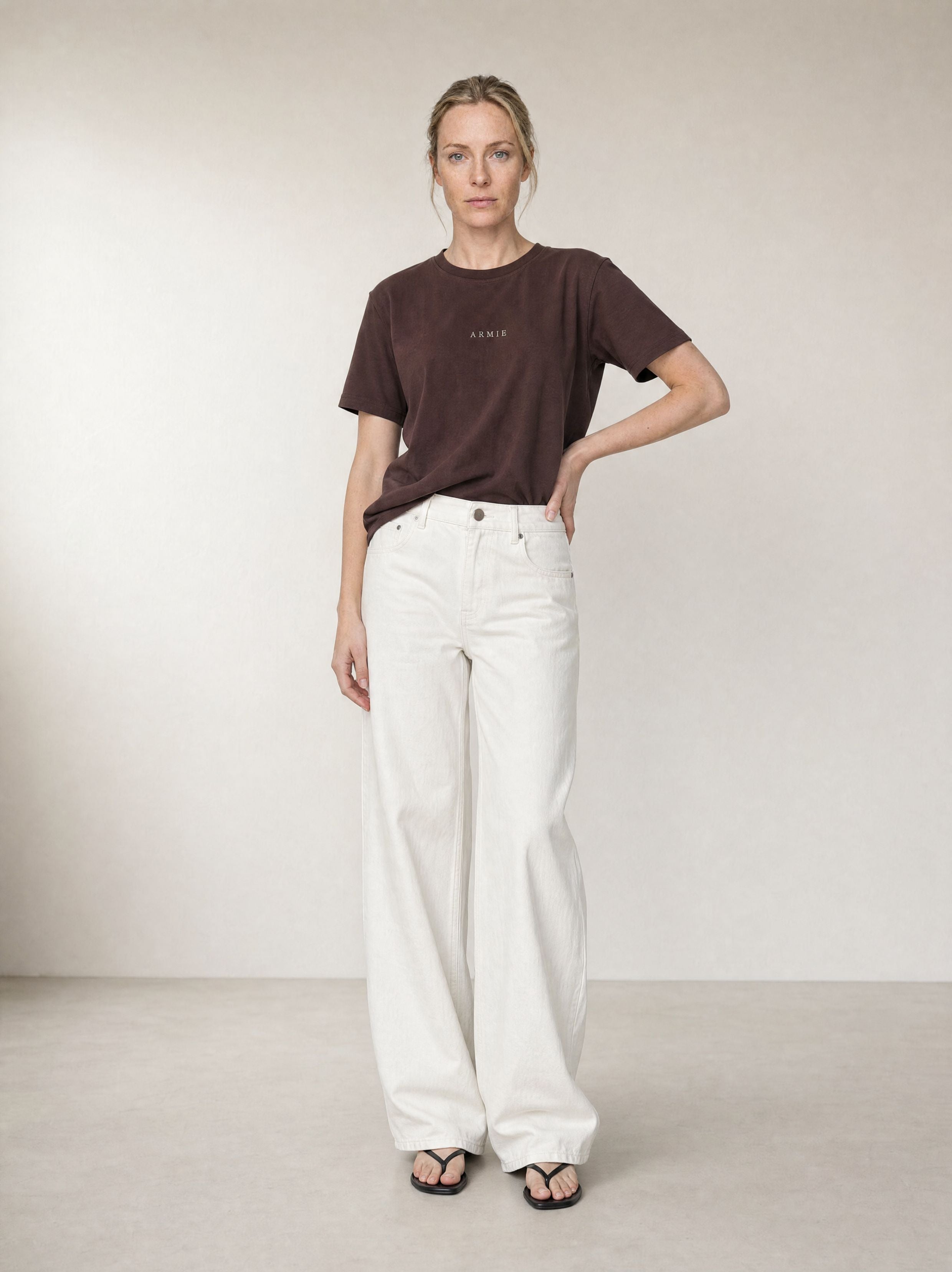 The Alexi Logo T-shirt - Brown 