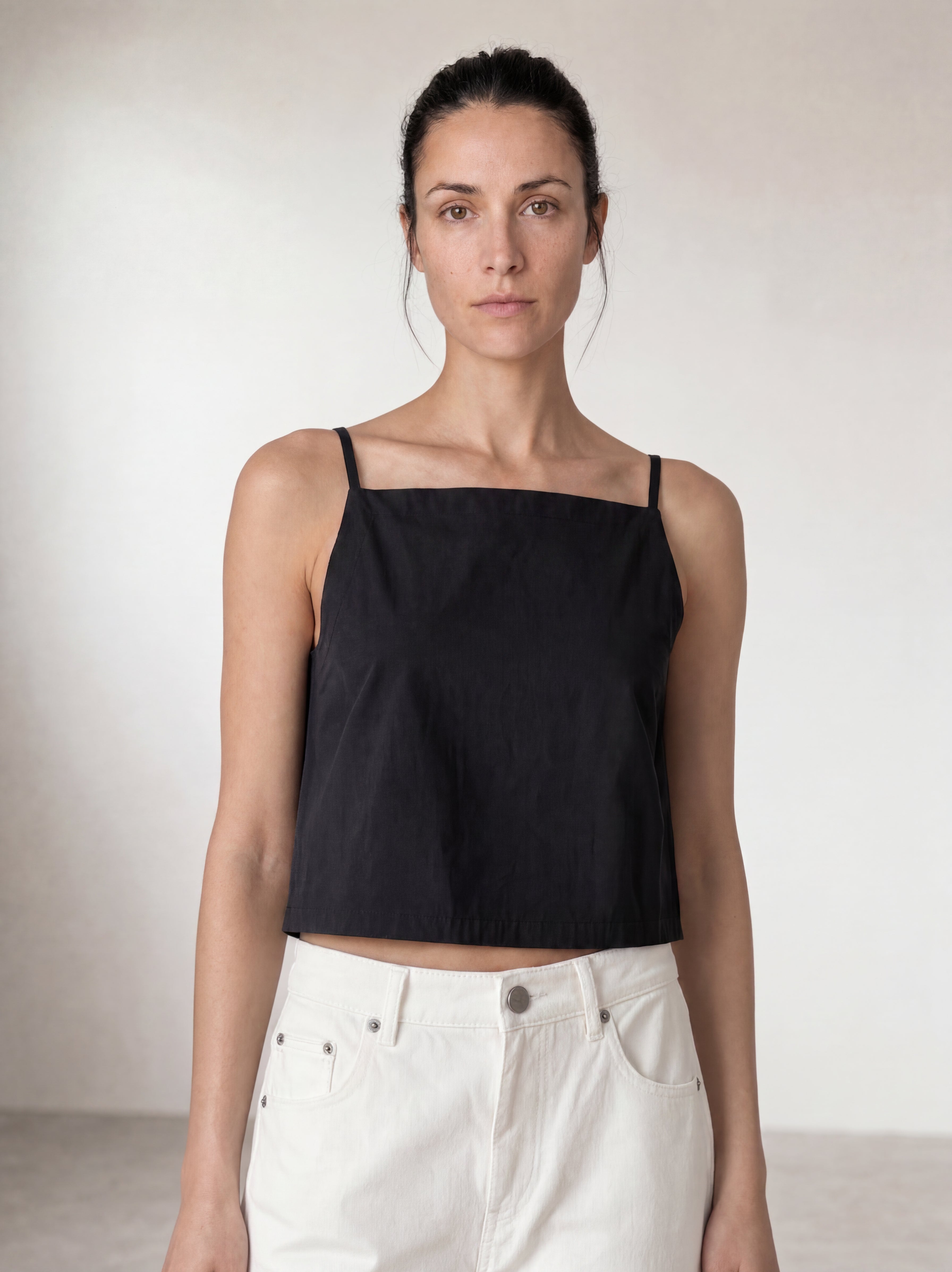 The Emma Cropped Square Neck Top