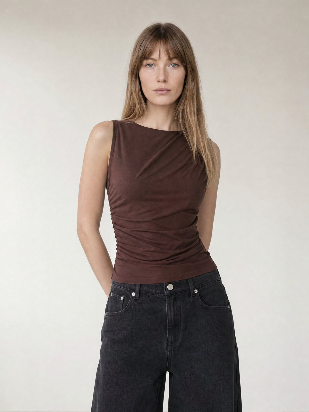 The Julia Pleat top