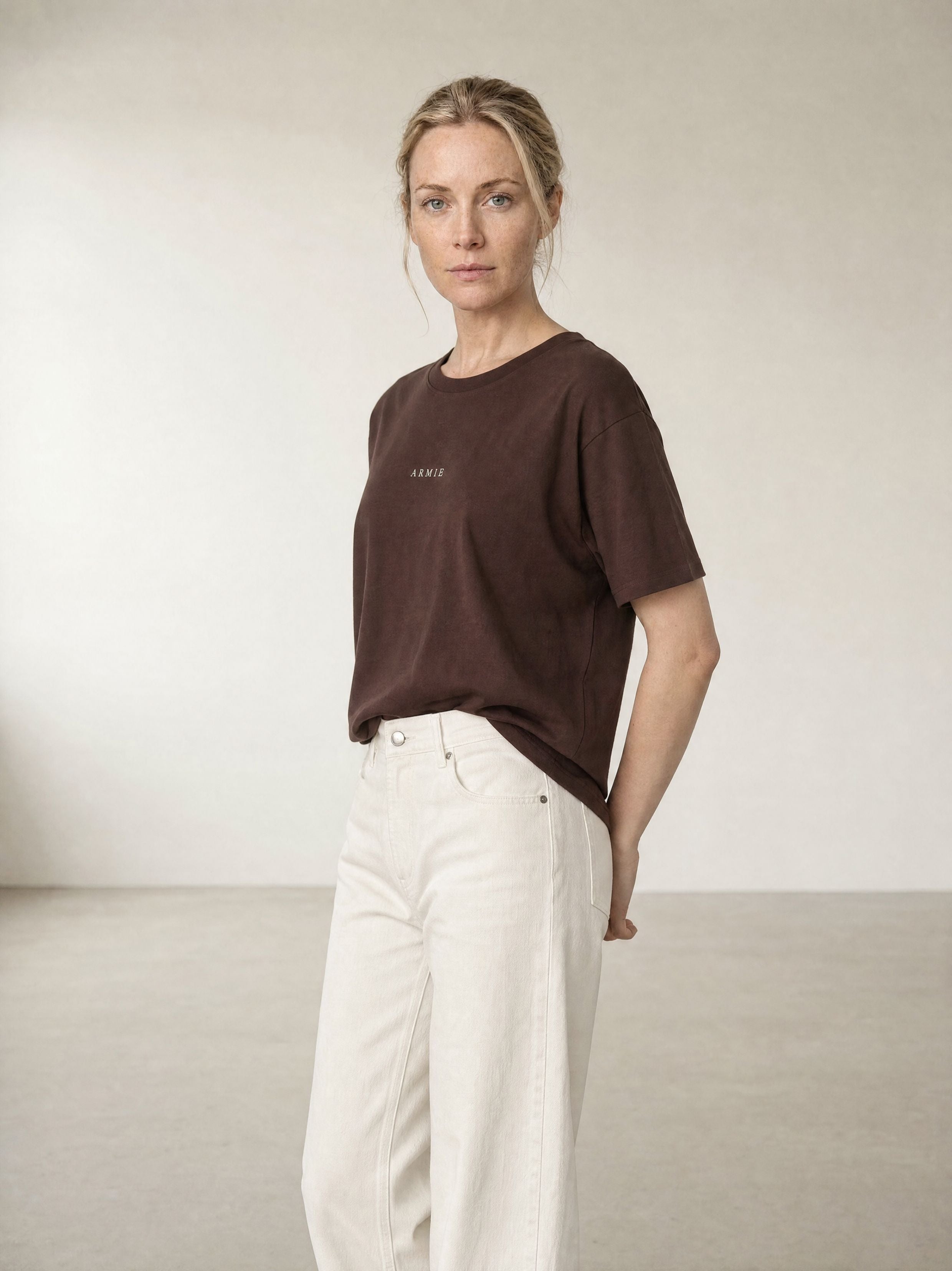 The Alexi Logo T-shirt - Brown 