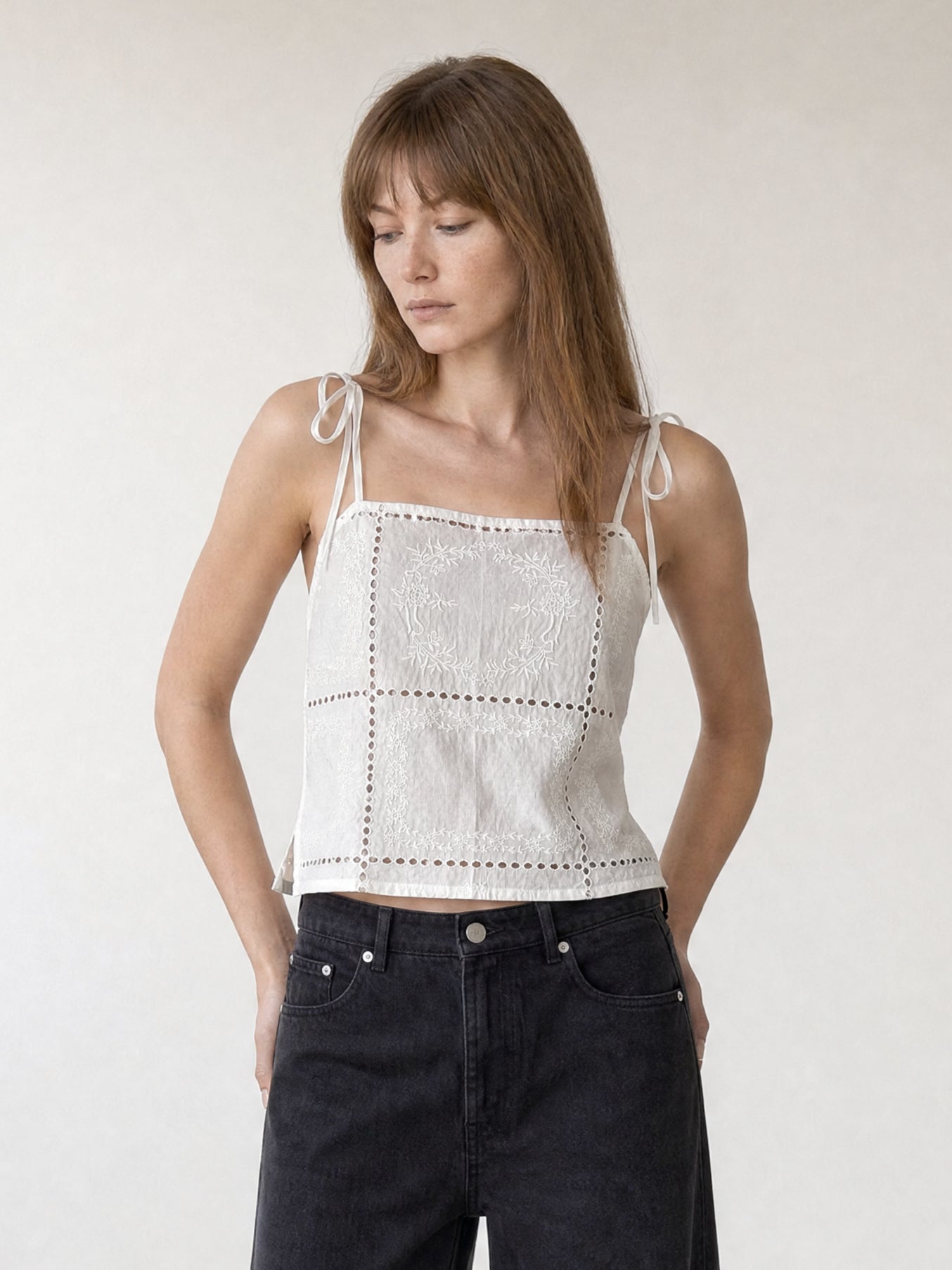 The Apple Cropped Square Neck Top