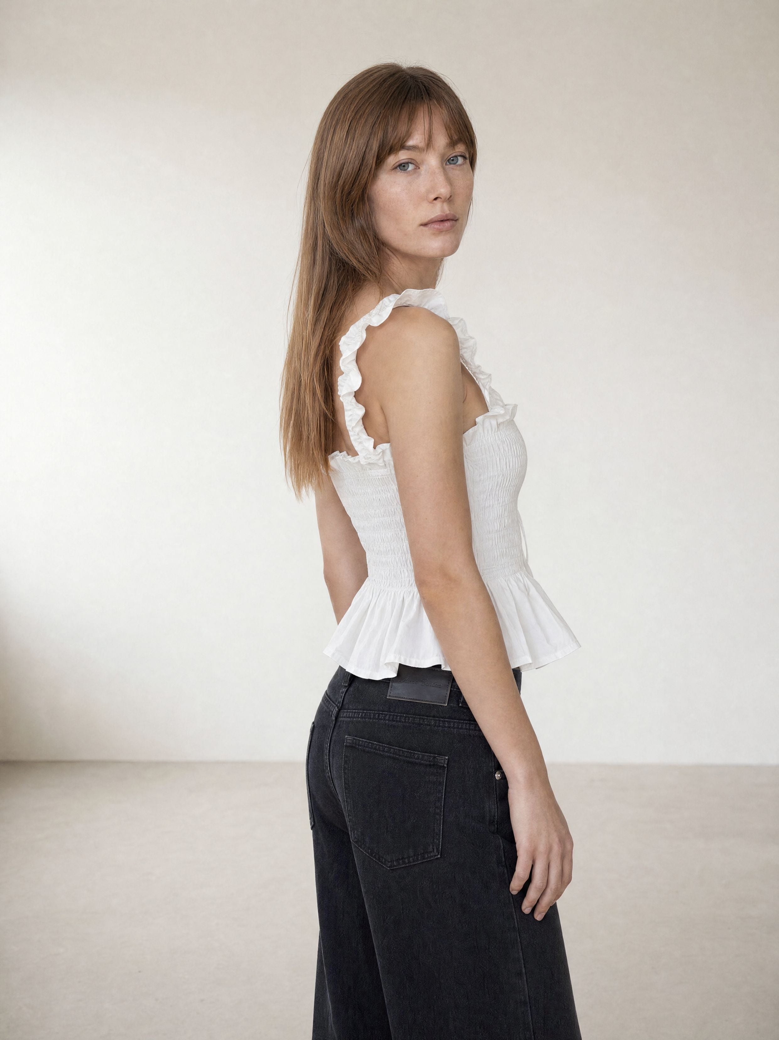 The Emma Smock Bow Top