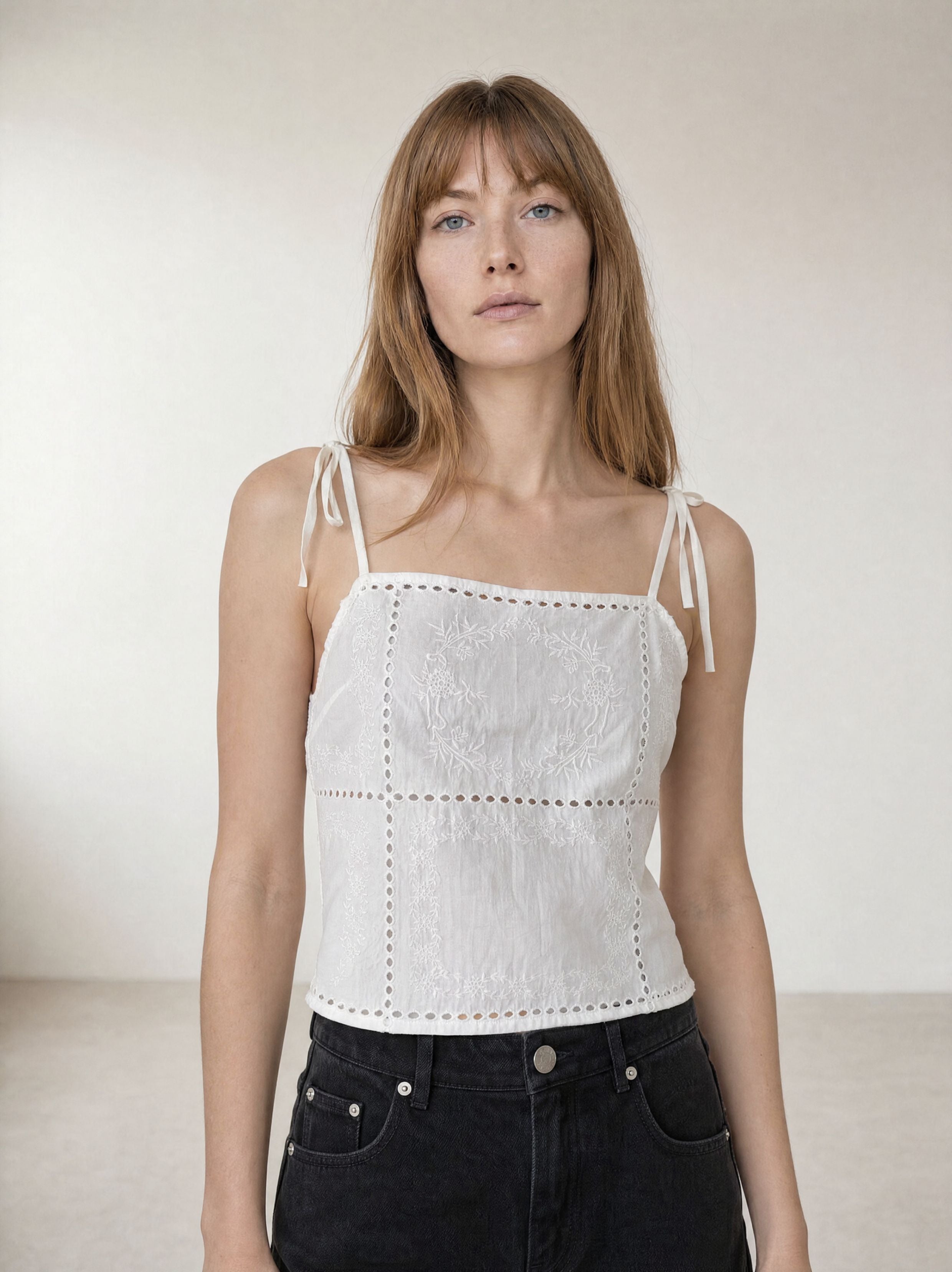 The Apple Cropped Square Neck Top