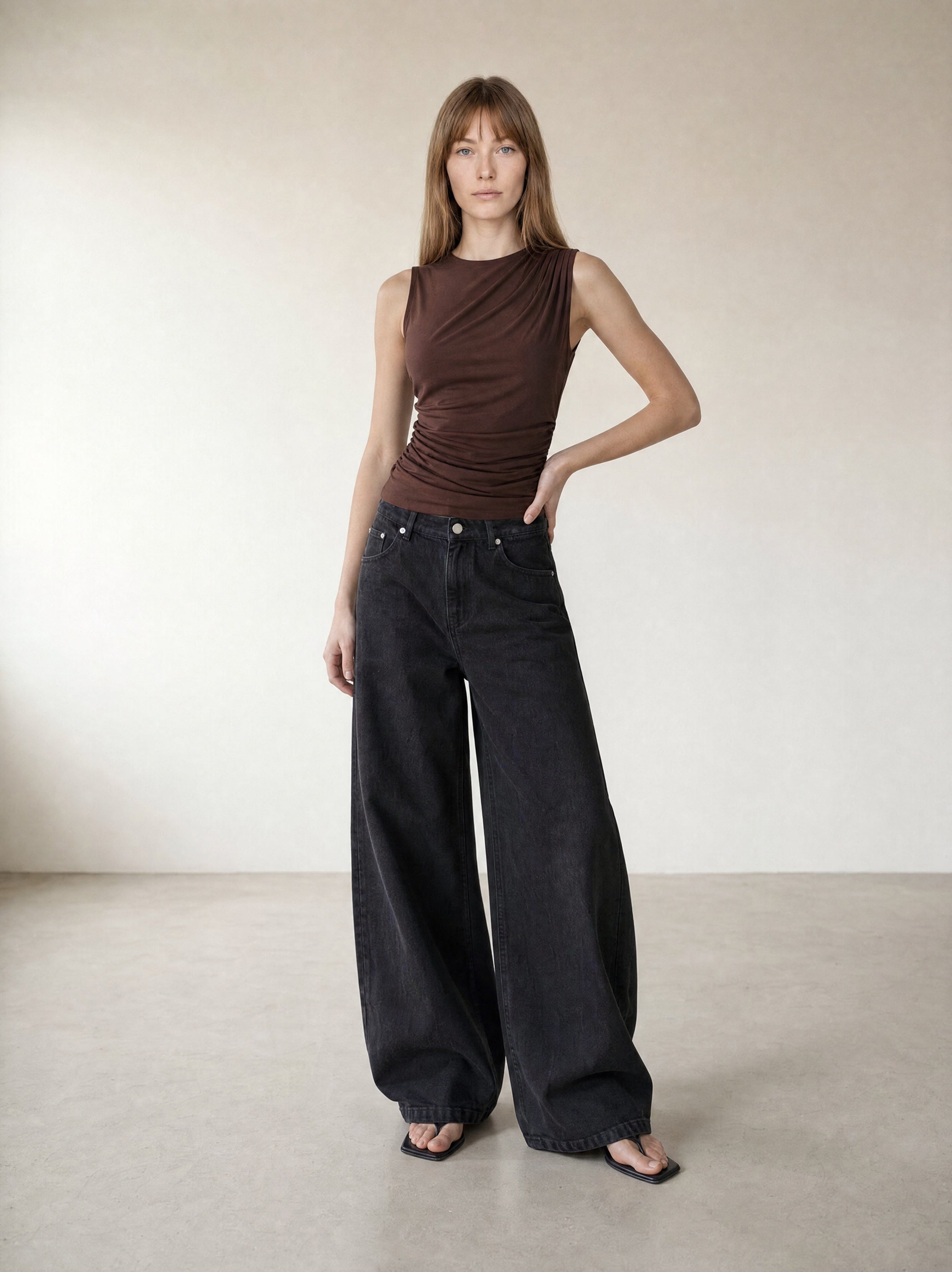 The Julia Pleat top