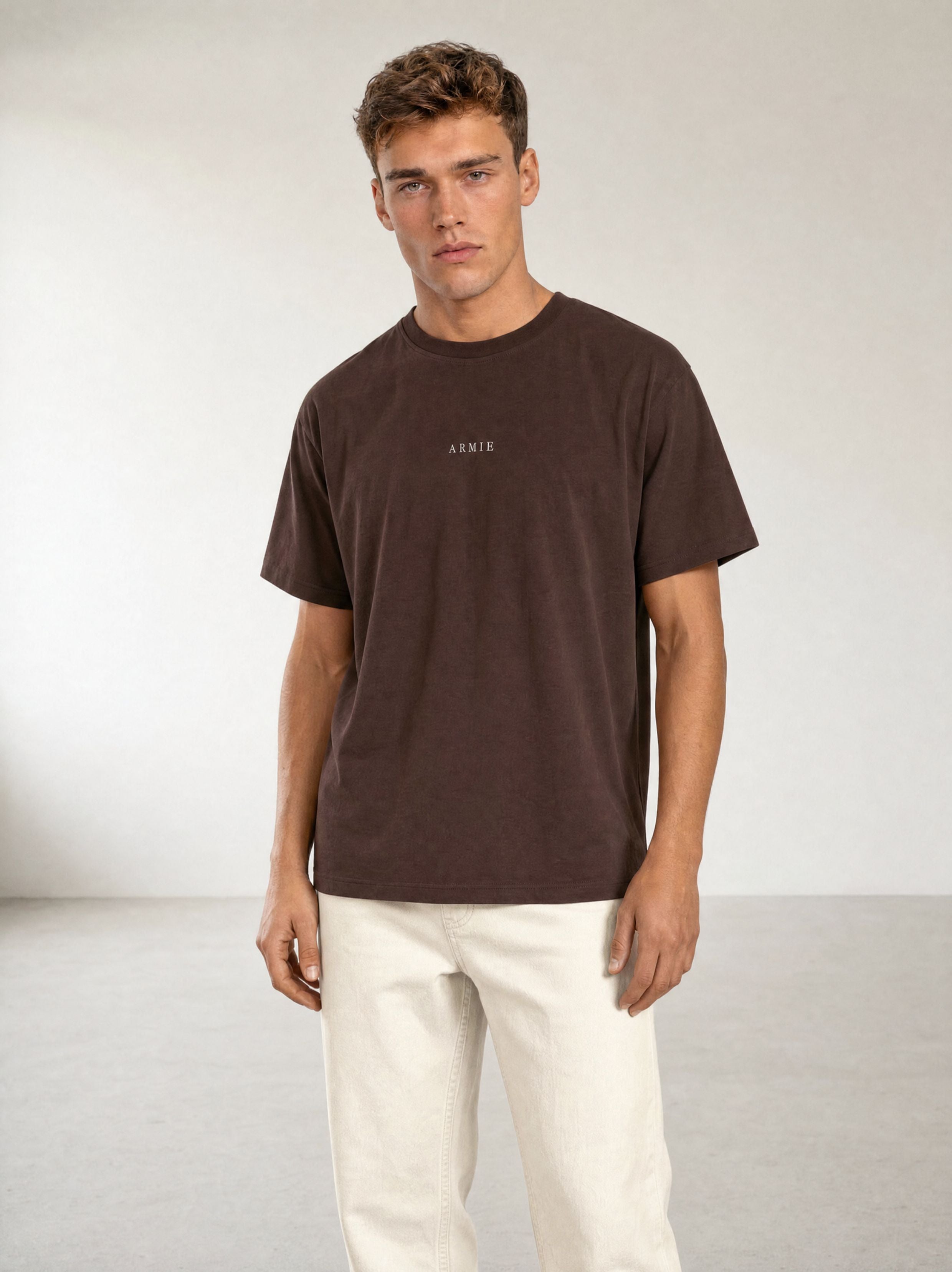 The Alex Logo T-shirt - Brown 