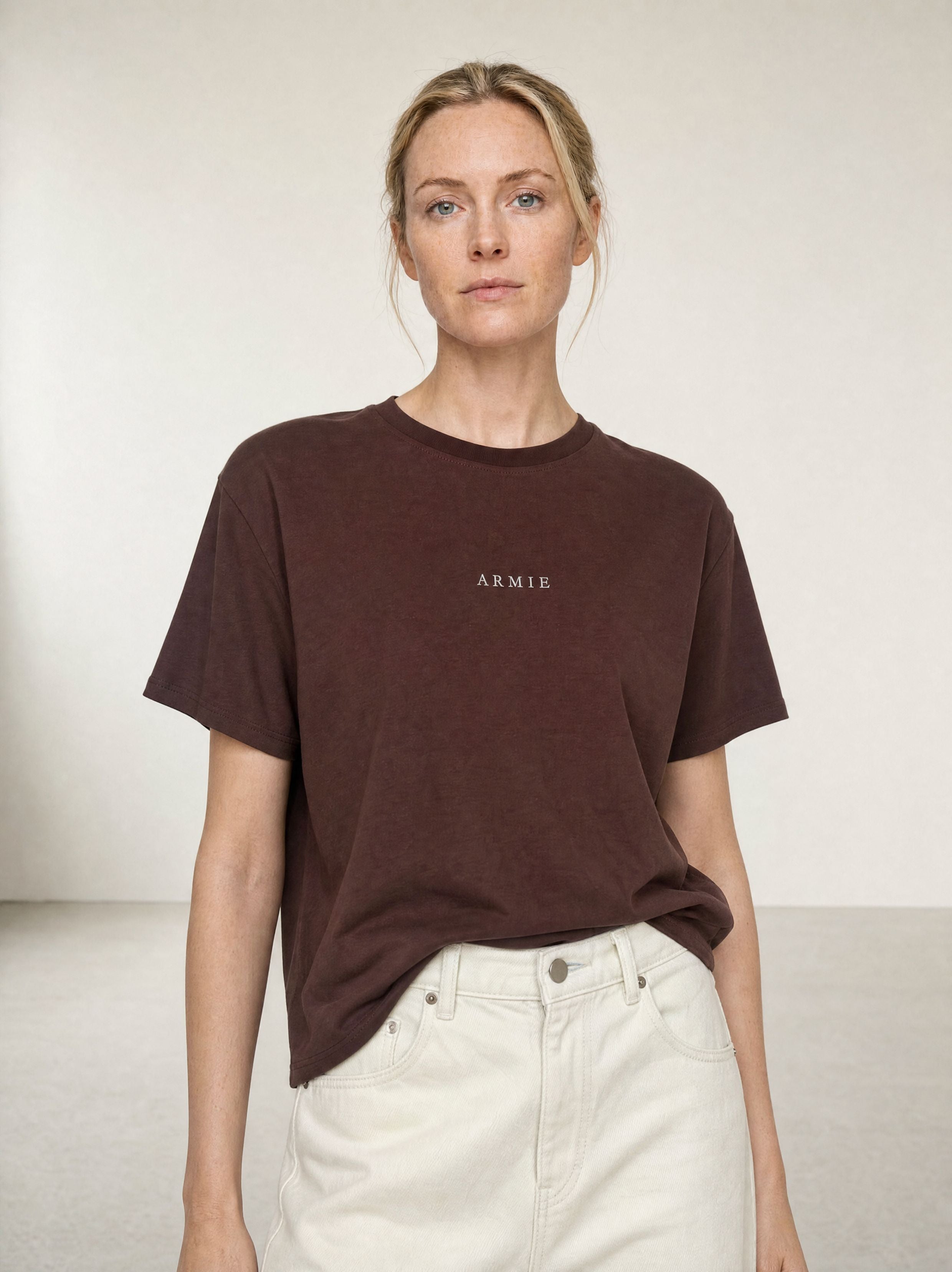 The Alexi Logo T-shirt - Brown 