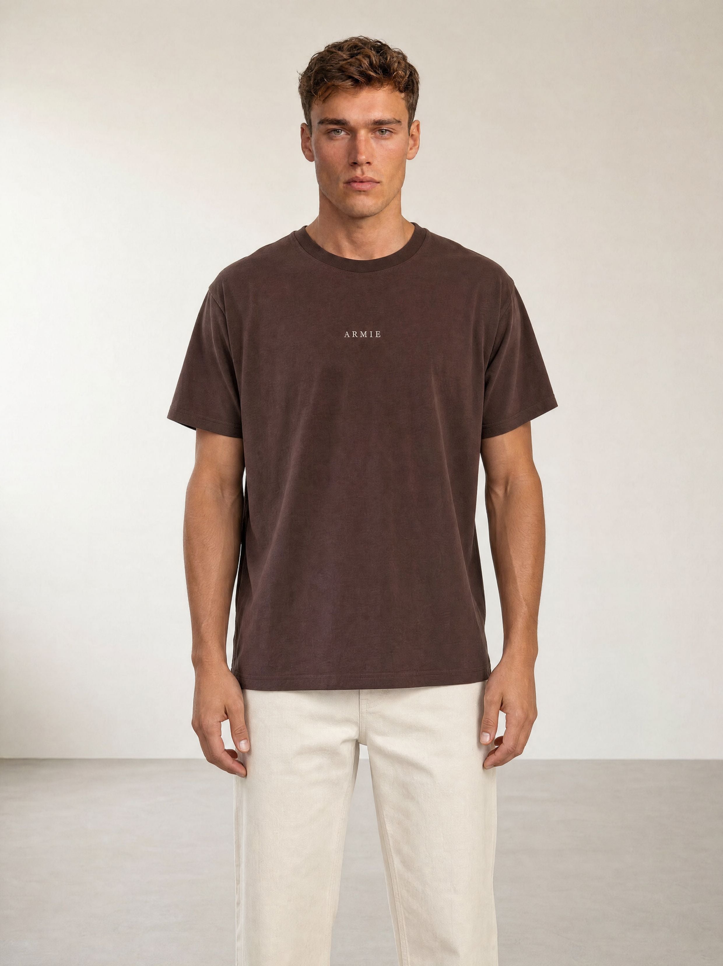 The Alex Logo T-shirt - Brown 