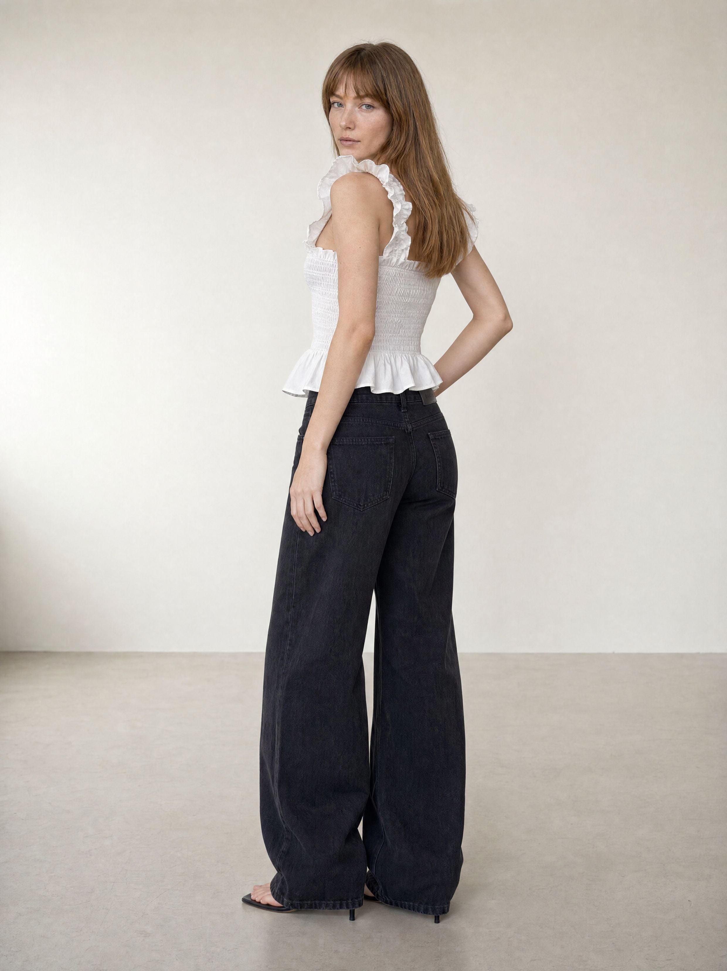 The Emma Smock Bow Top