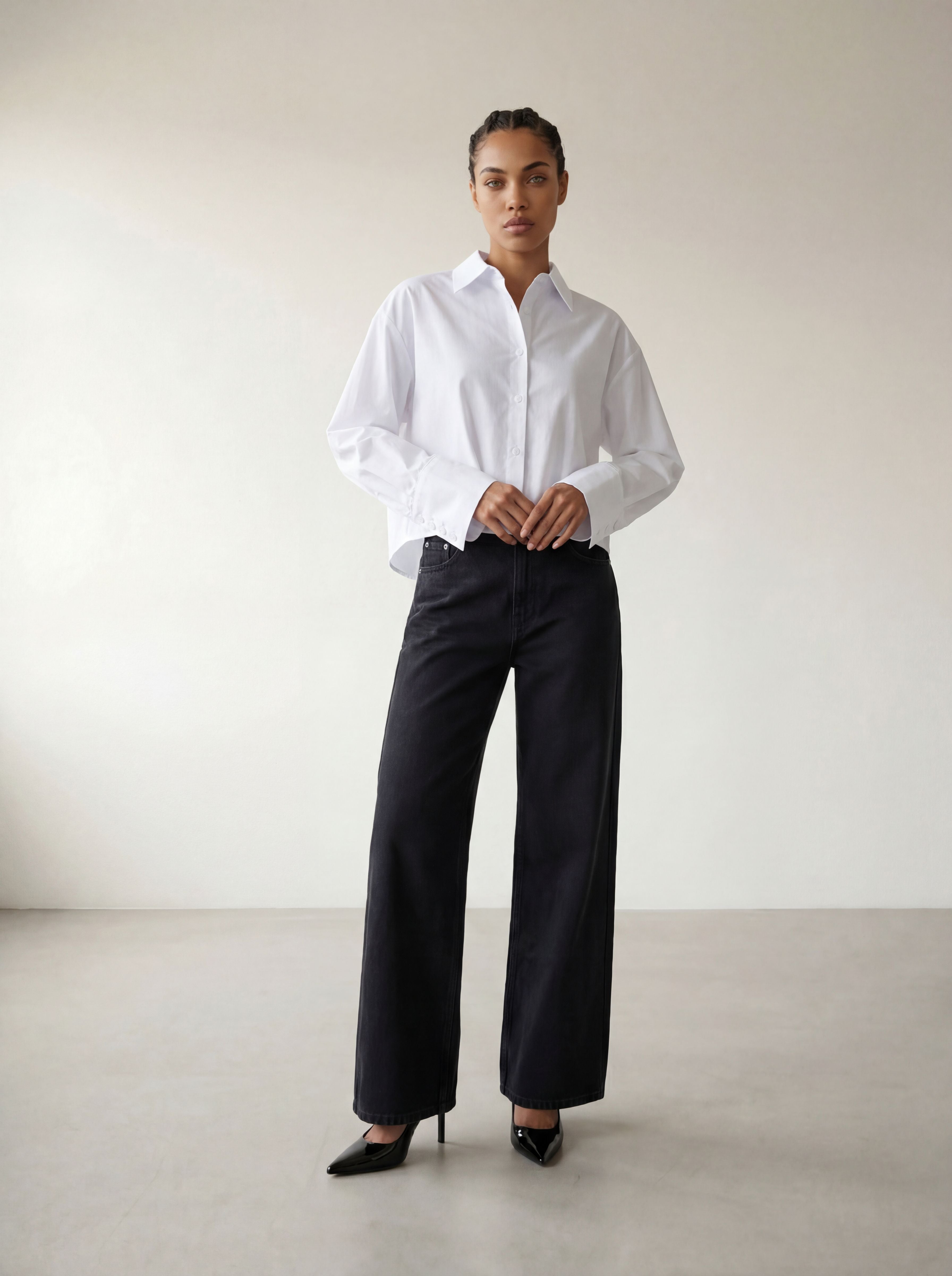 The Emma Cropped Shirt