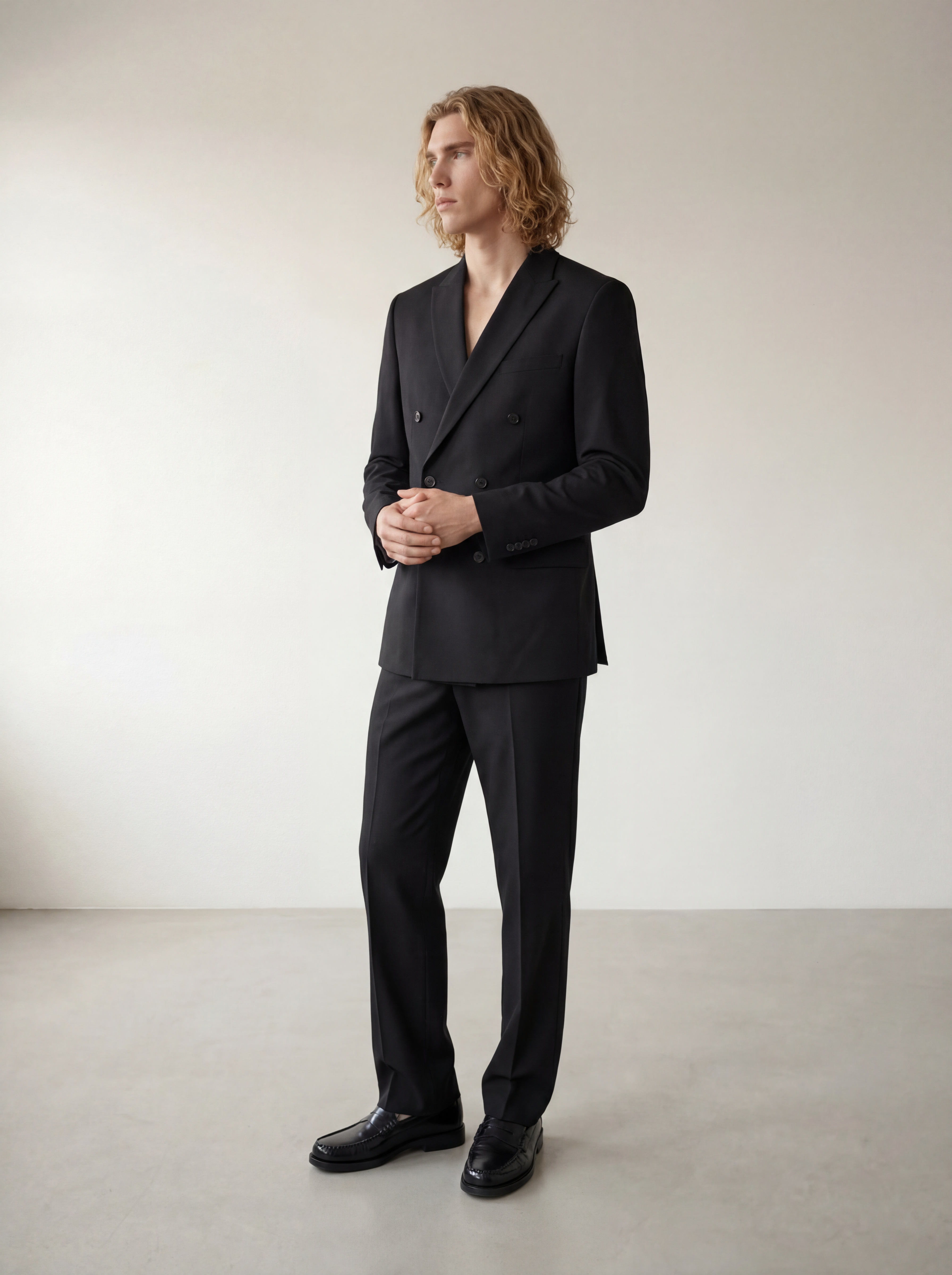 The Anders Relaxes Fit Double-breasted Blazer