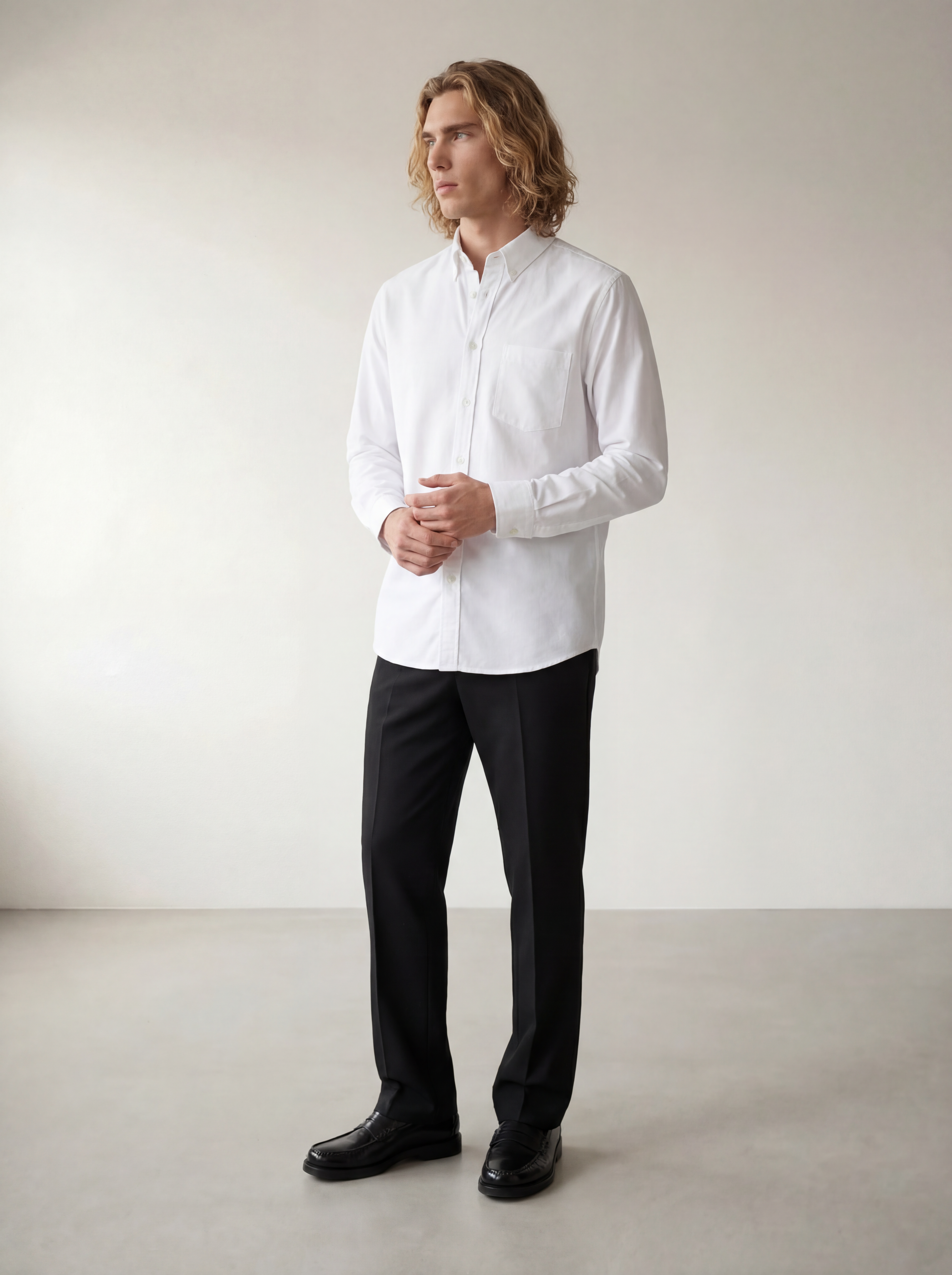 The Johannes Oxford Shirt - White
