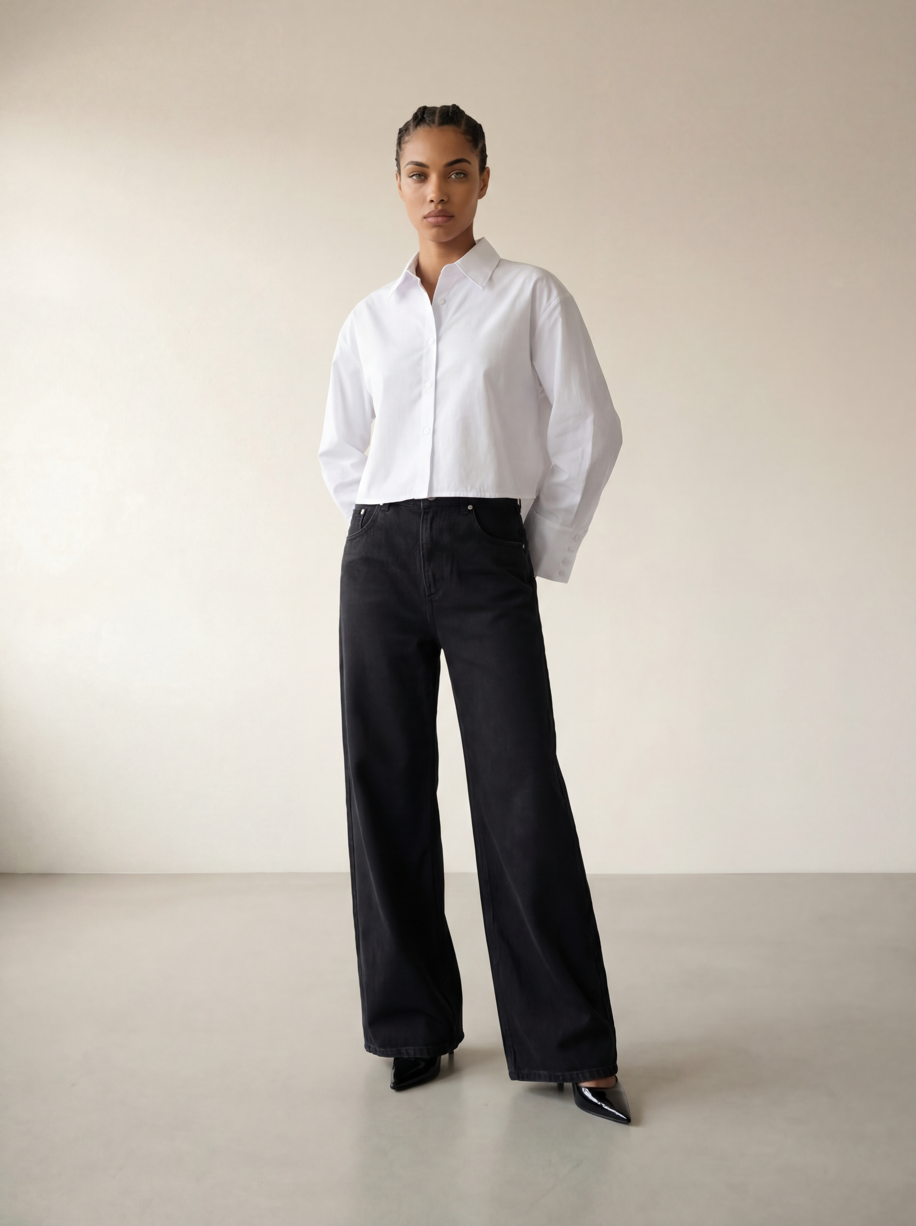 The Emma Cropped Shirt