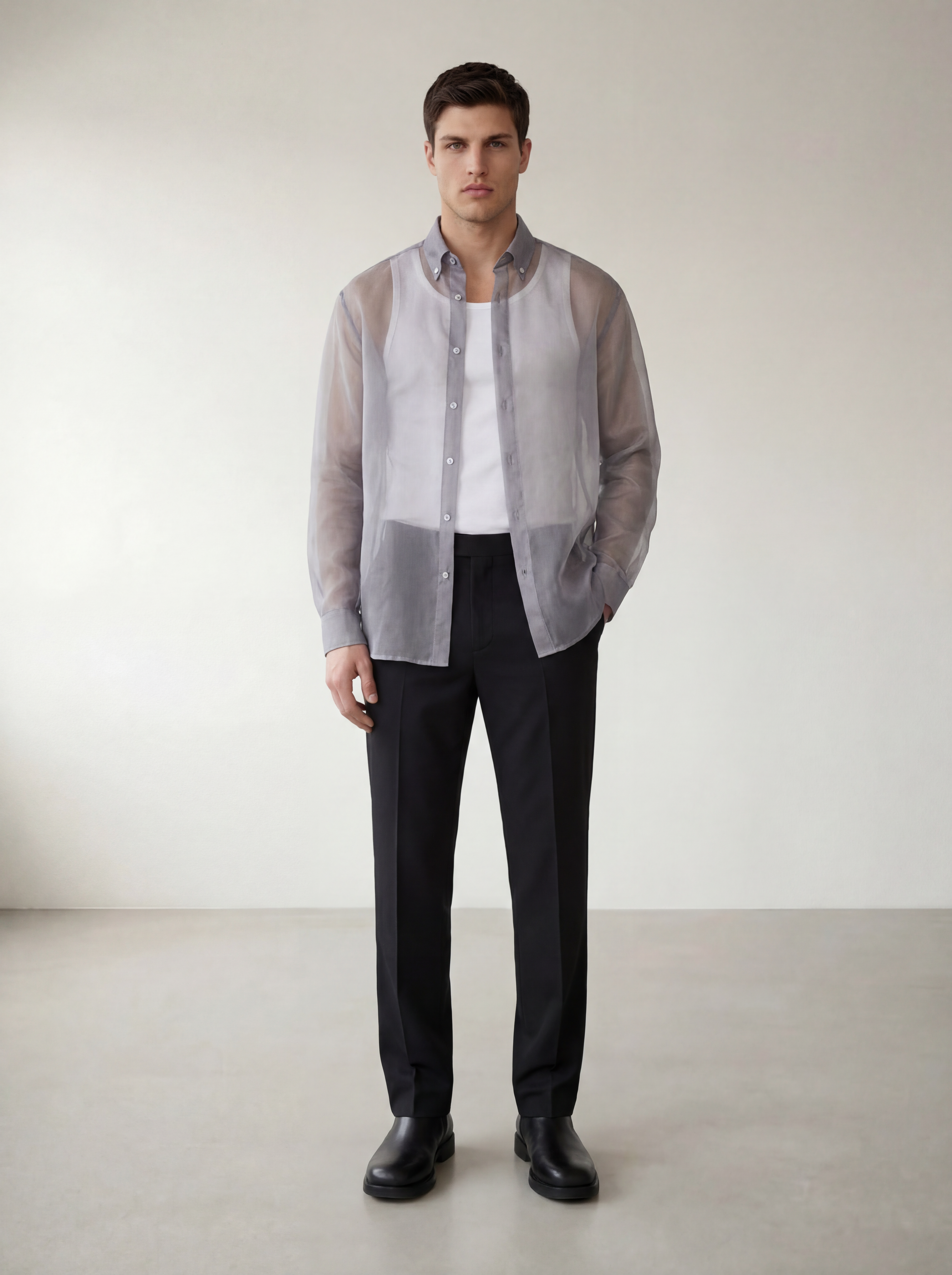 The Jacob Organza Overshirt
