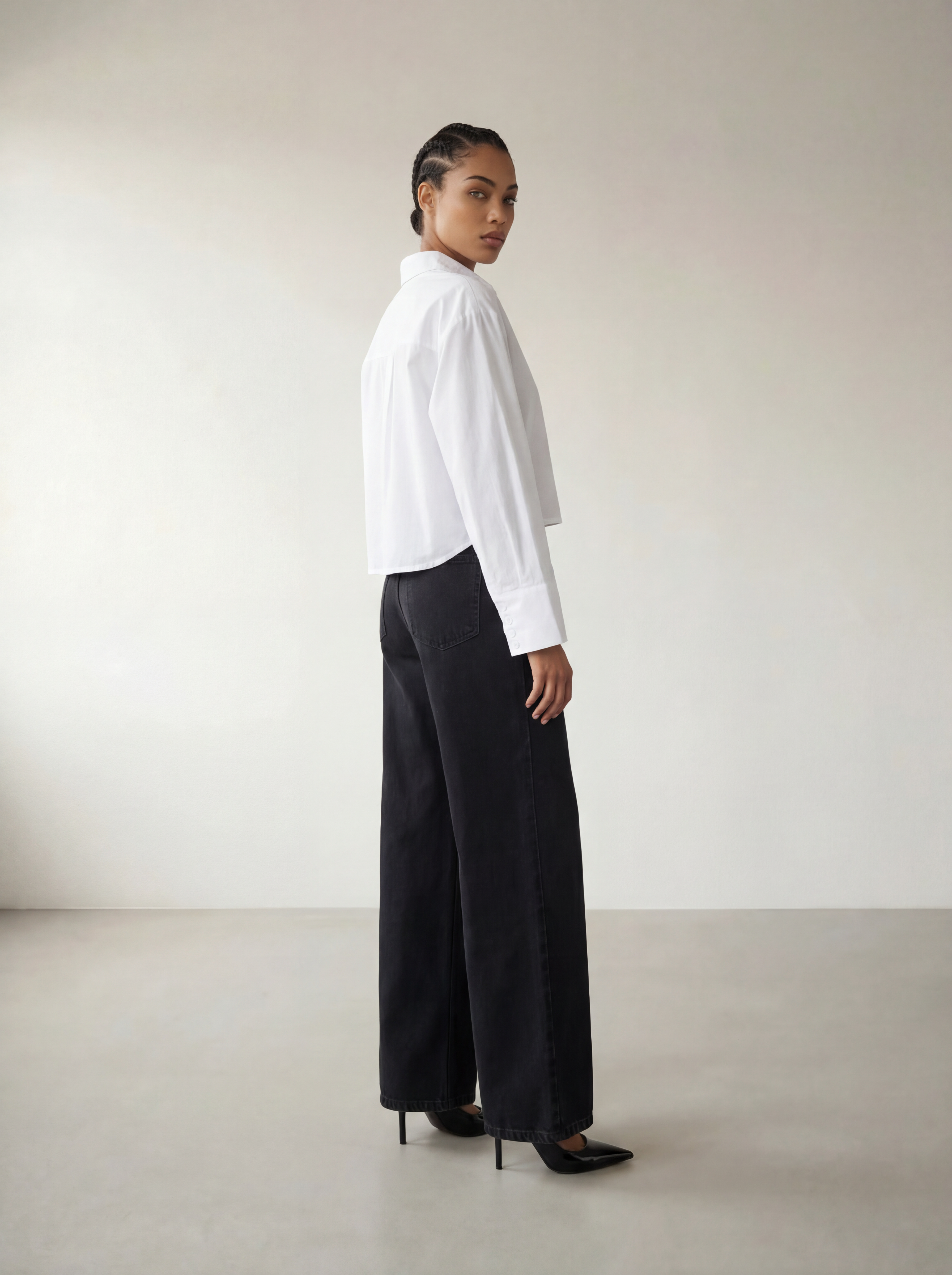 The Emma Cropped Shirt