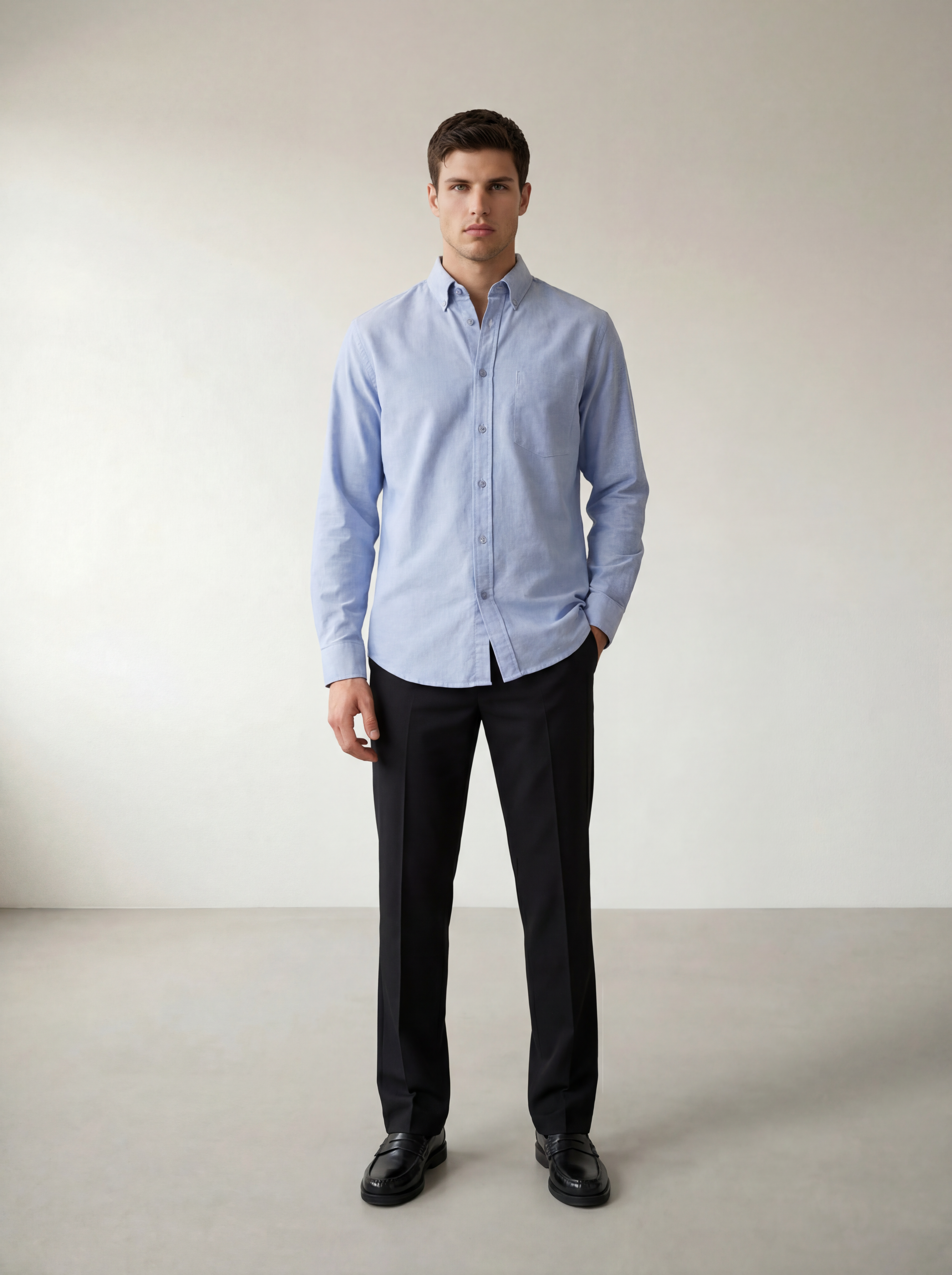 The Johannes Oxford Shirt - Light Blue