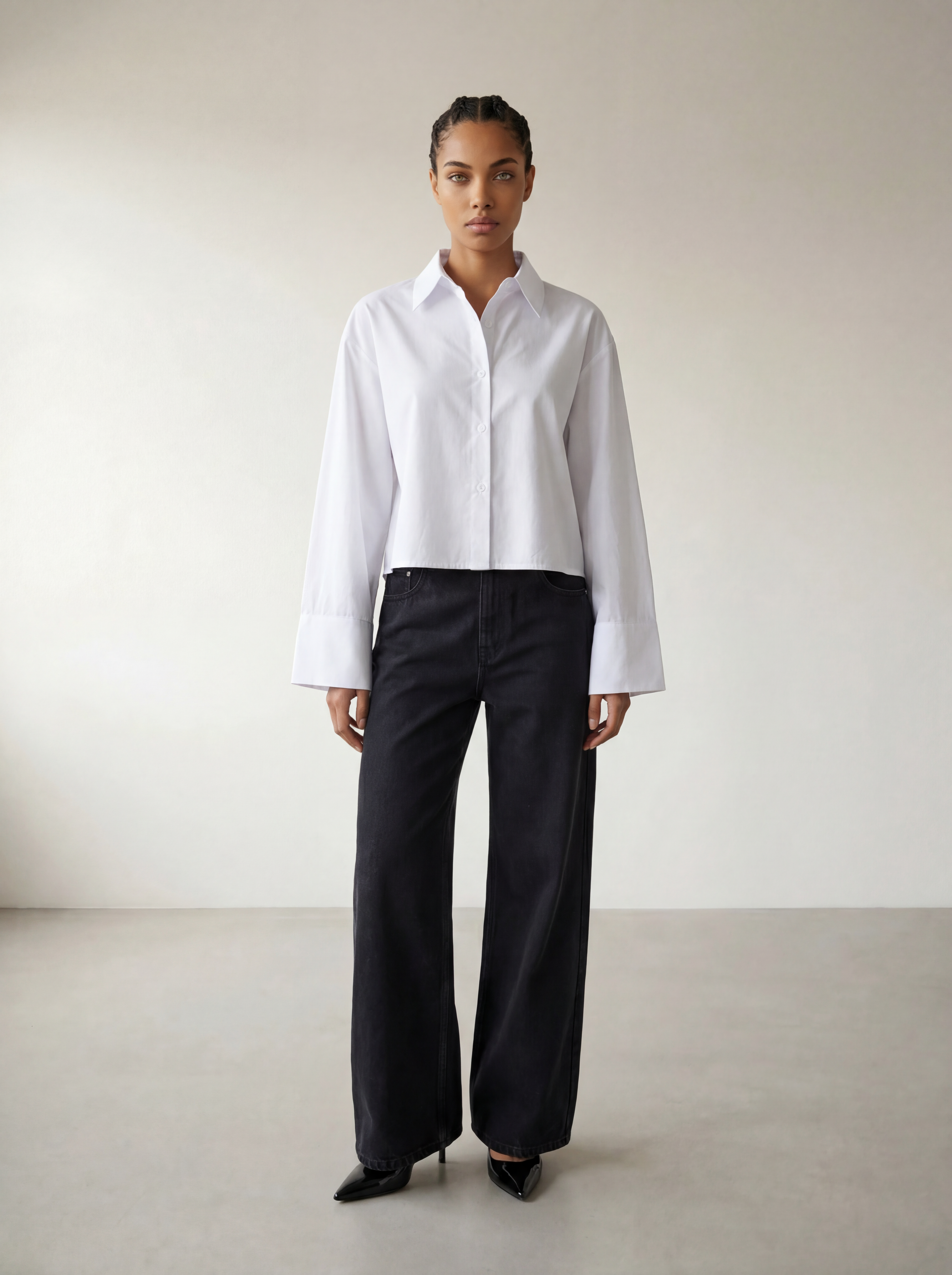The Emma Cropped Shirt