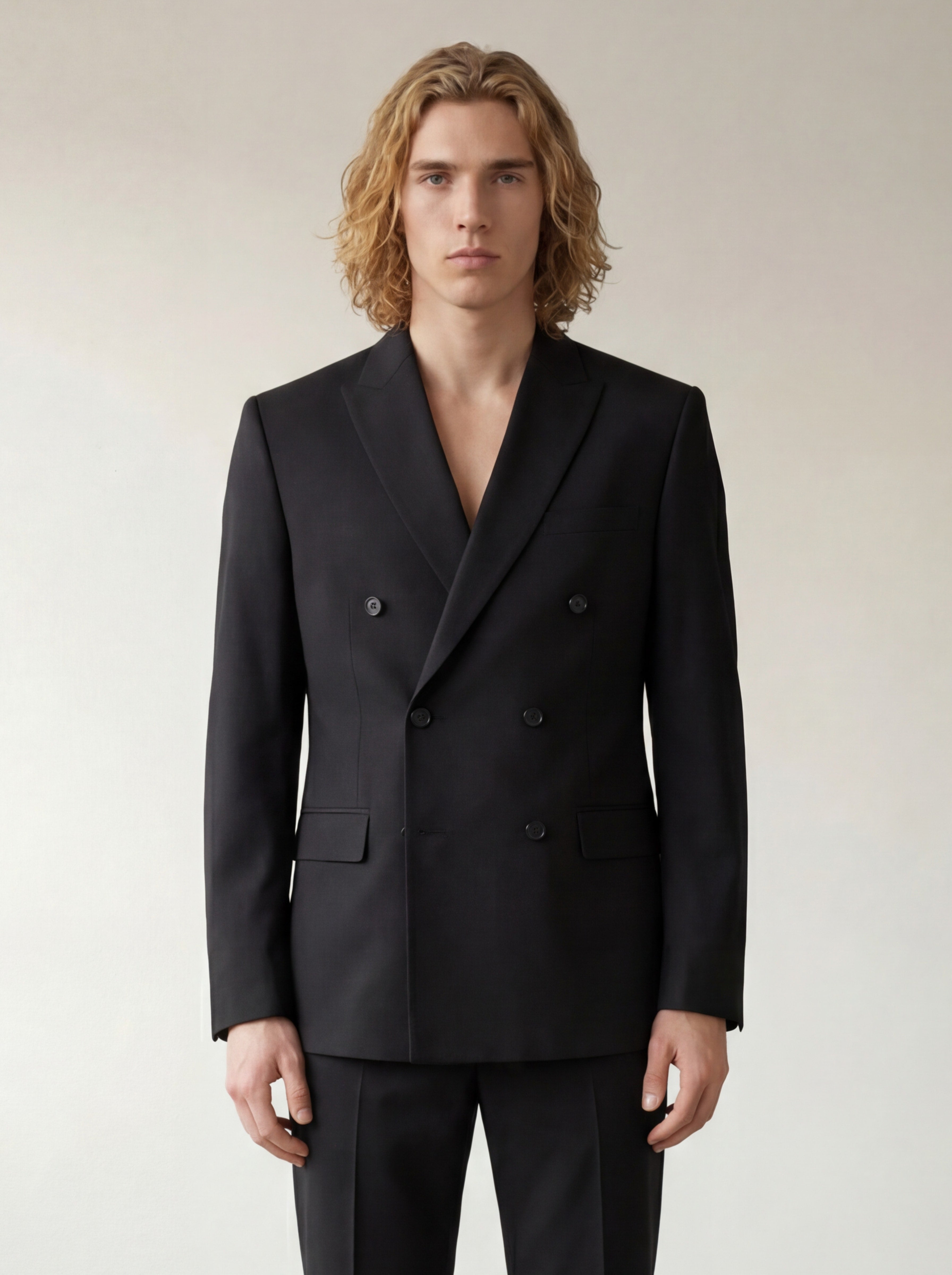 The Anders Relaxes Fit Double-breasted Blazer
