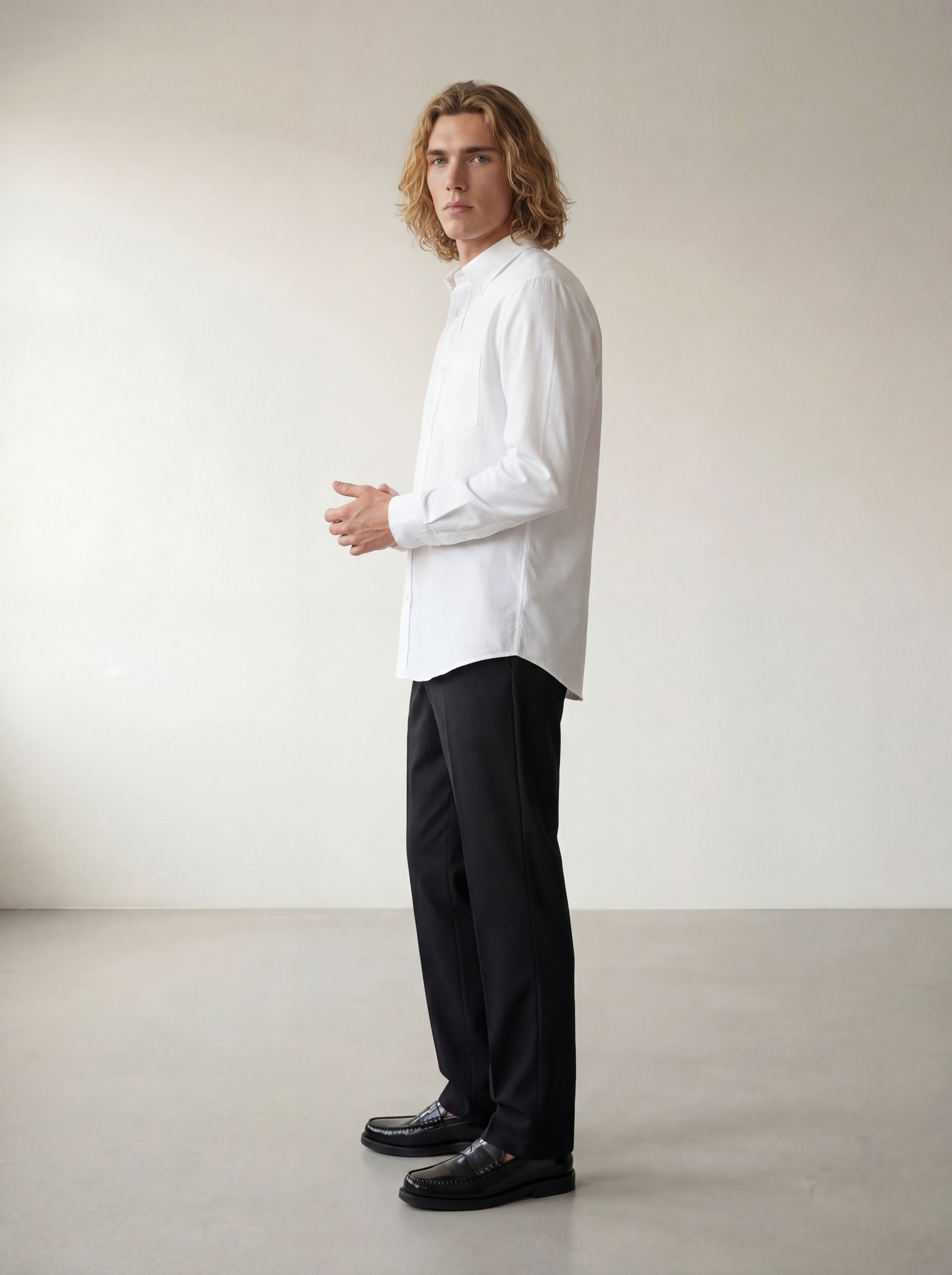 The Johannes Oxford Shirt - White