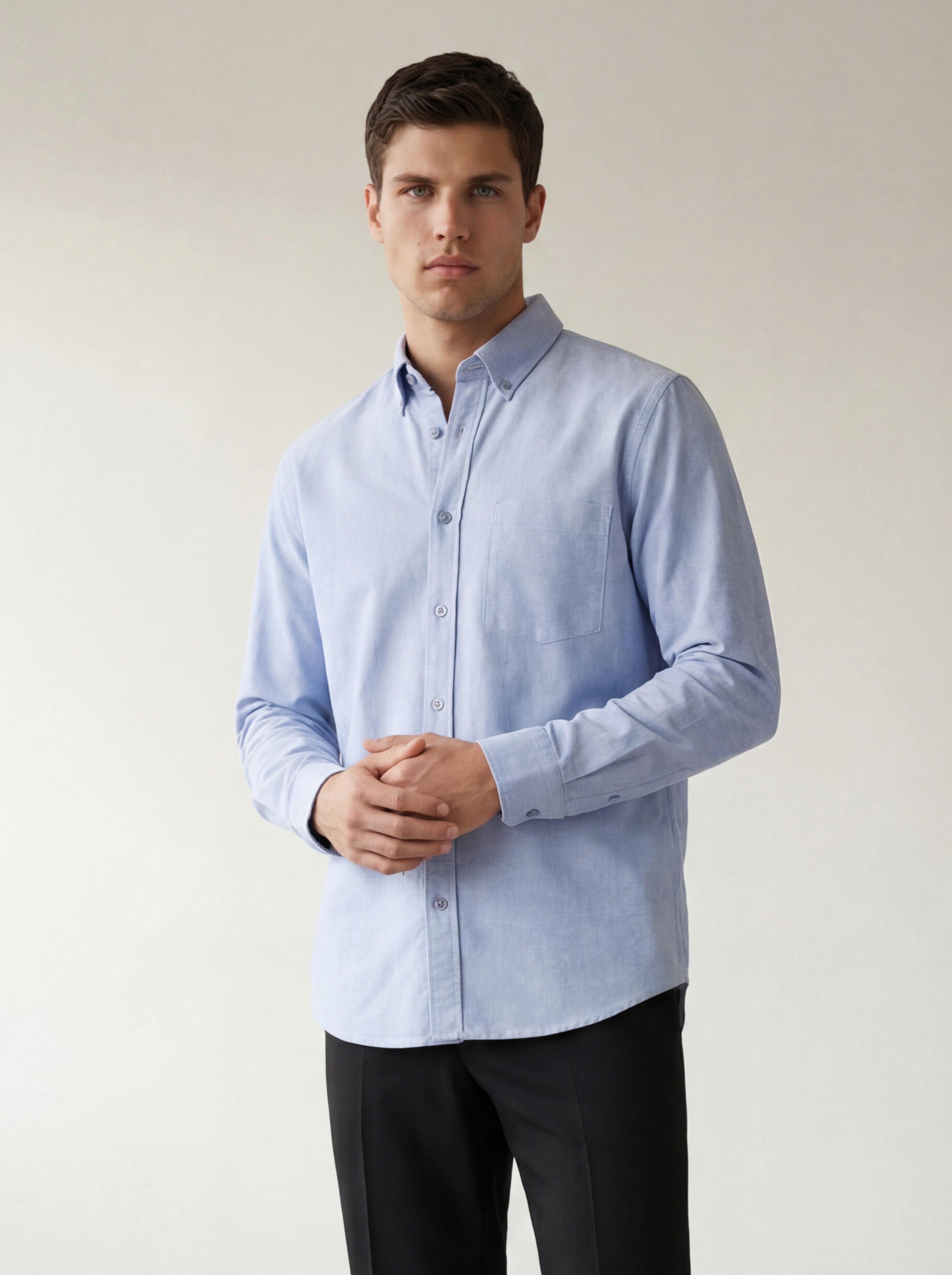 The Johannes Oxford Shirt - Light Blue