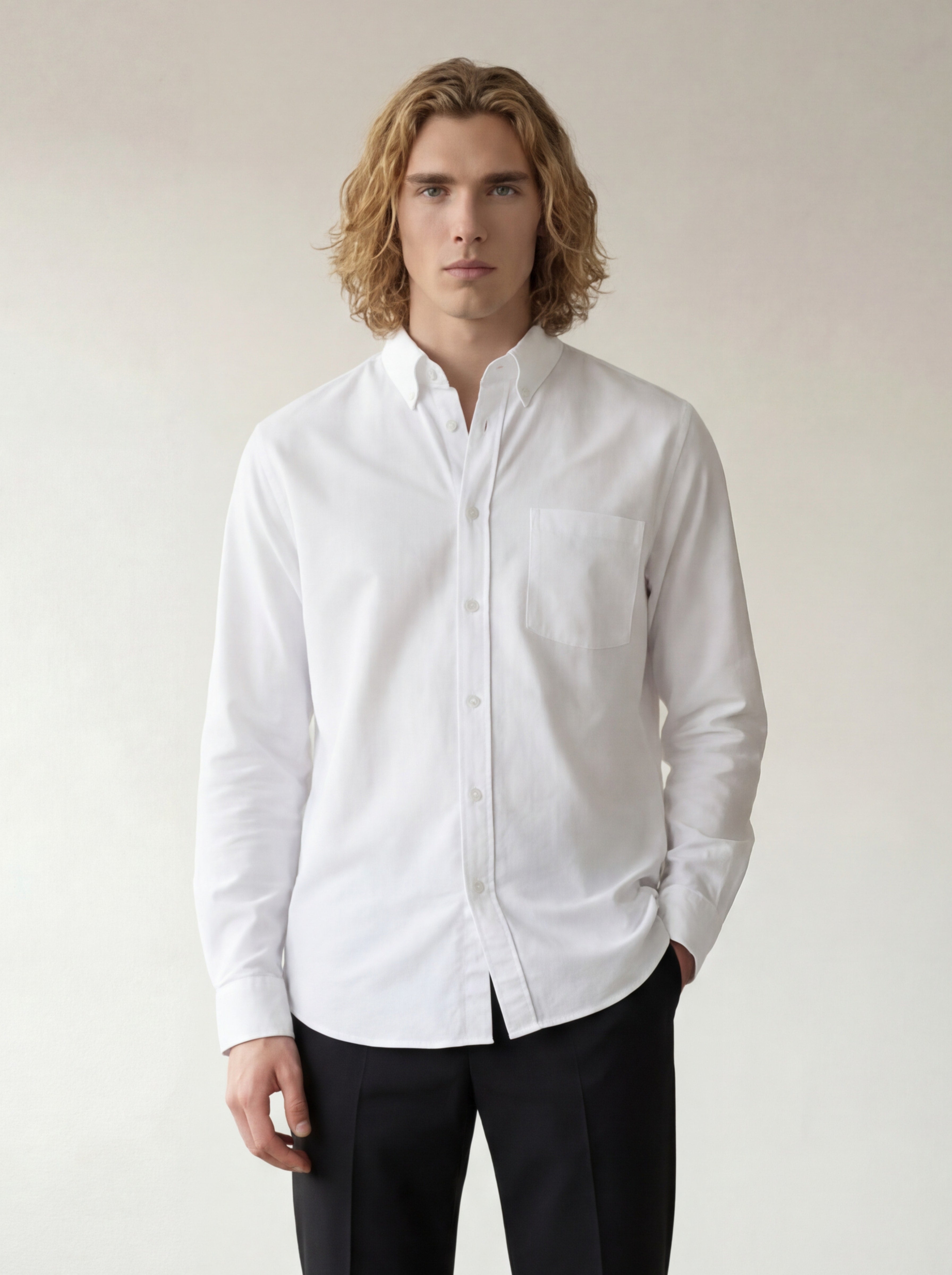 The Johannes Oxford Shirt - White