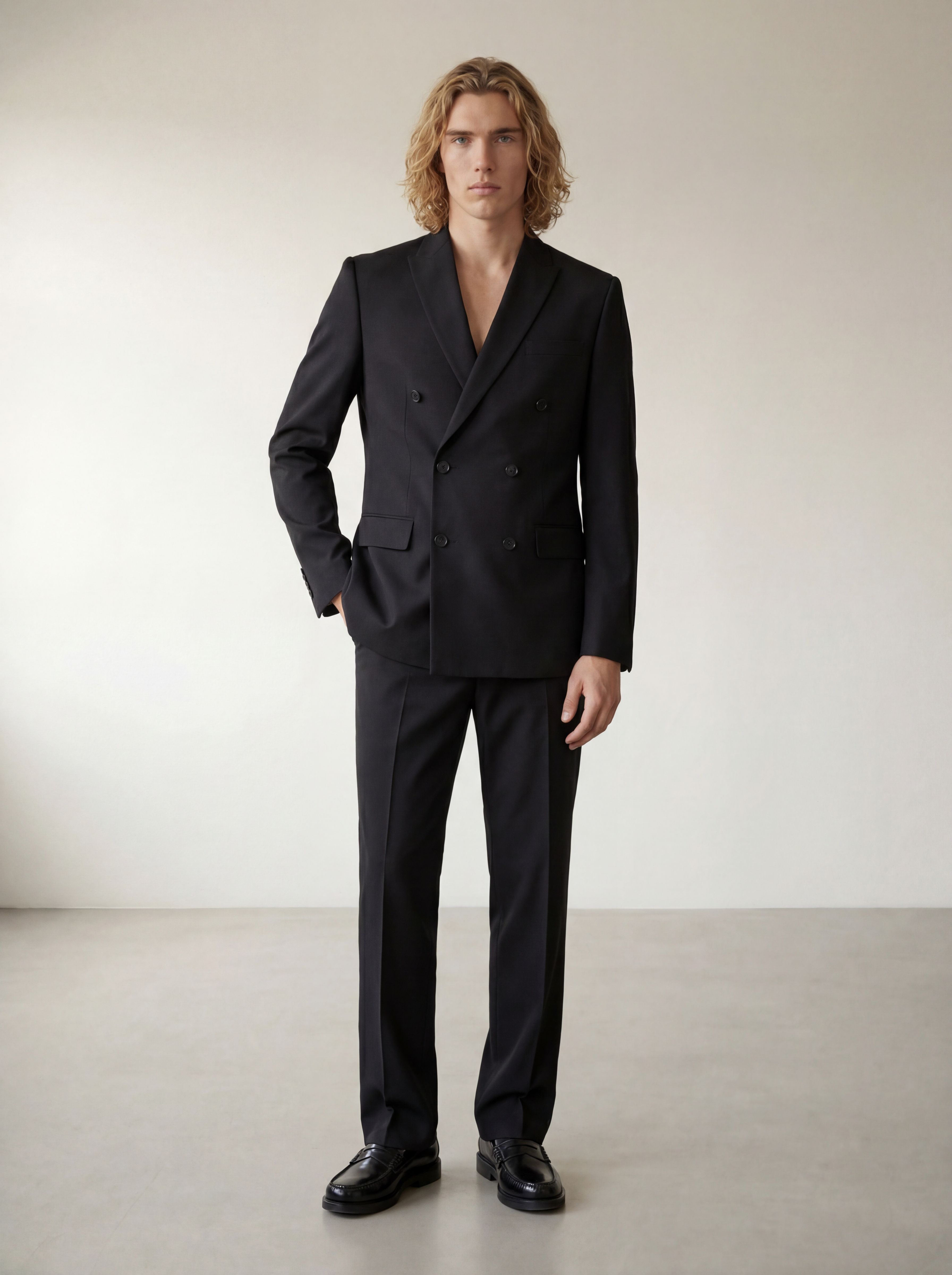 The Anders Relaxes Fit Double-breasted Blazer