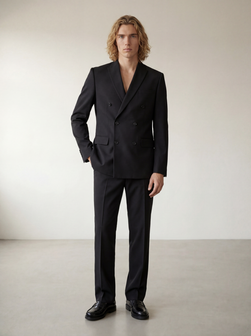 The Anders Relaxes Fit Double-breasted Blazer