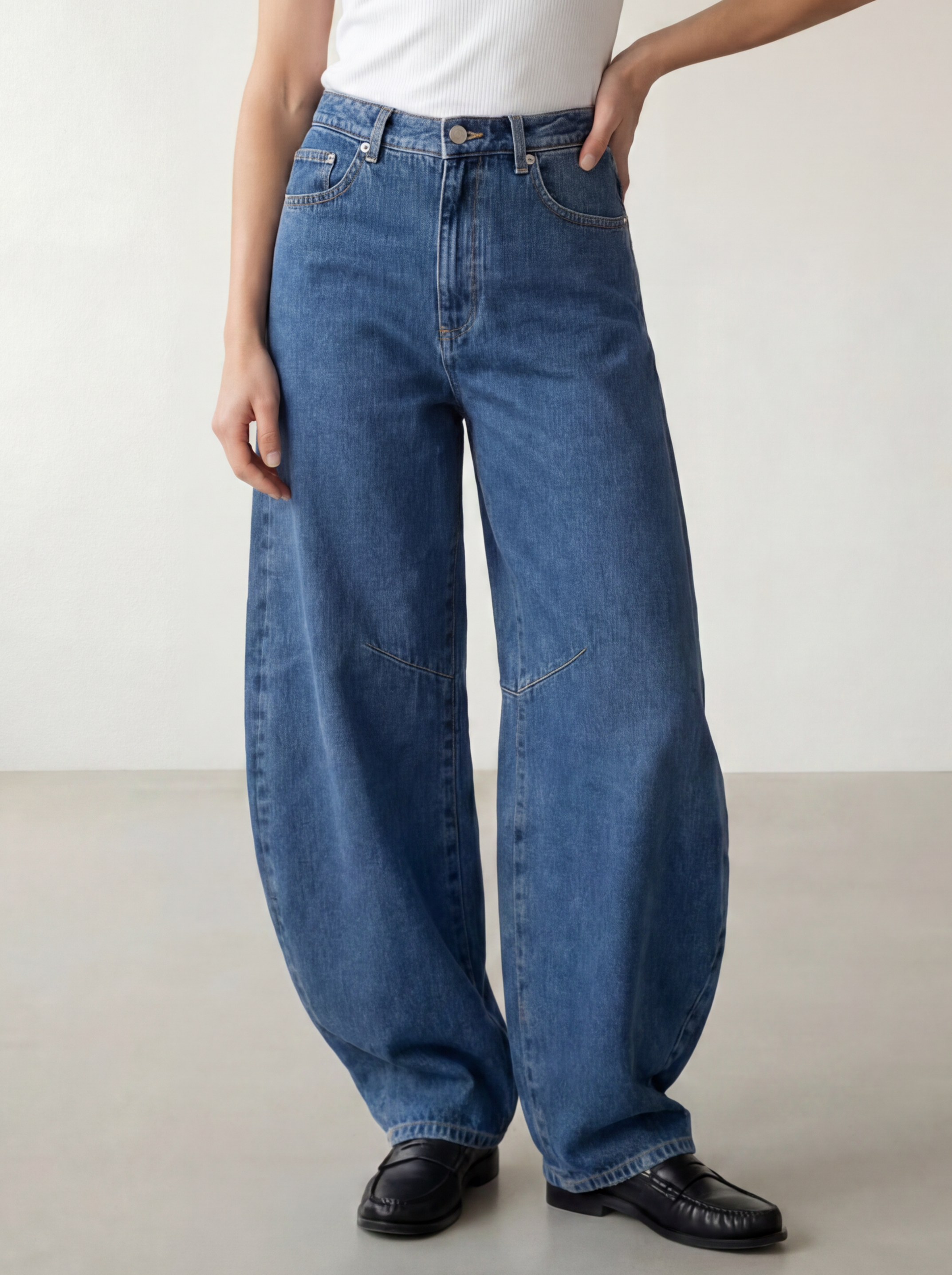 The Joan Barrel Leg Jeans