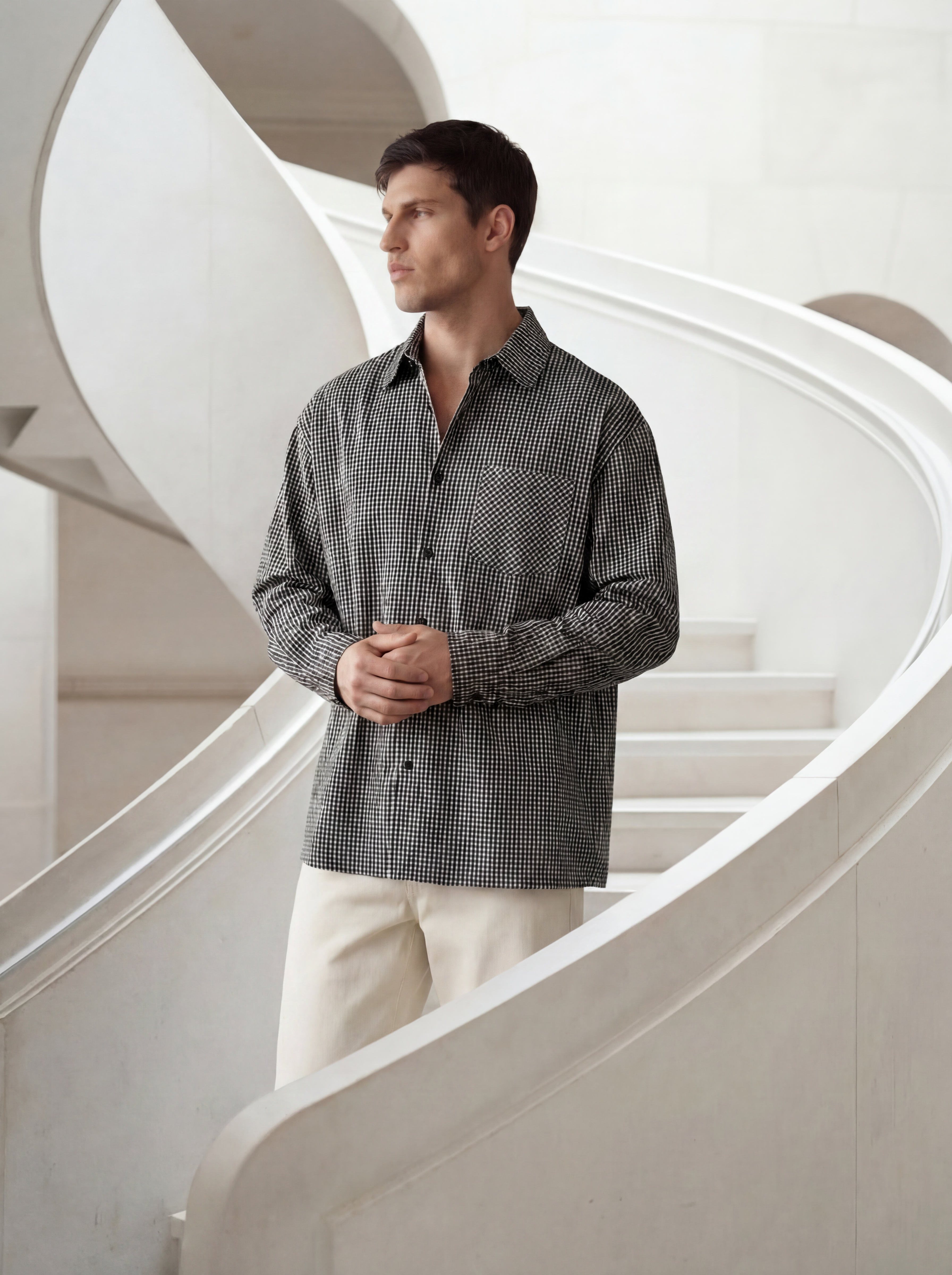 The Carl Black Check Loose Shirt