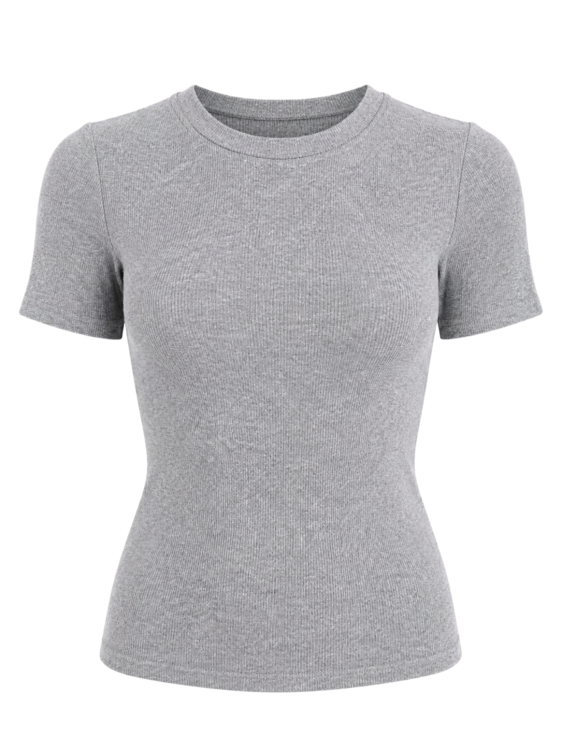 The Petra T-shirt - Light Grey Melange