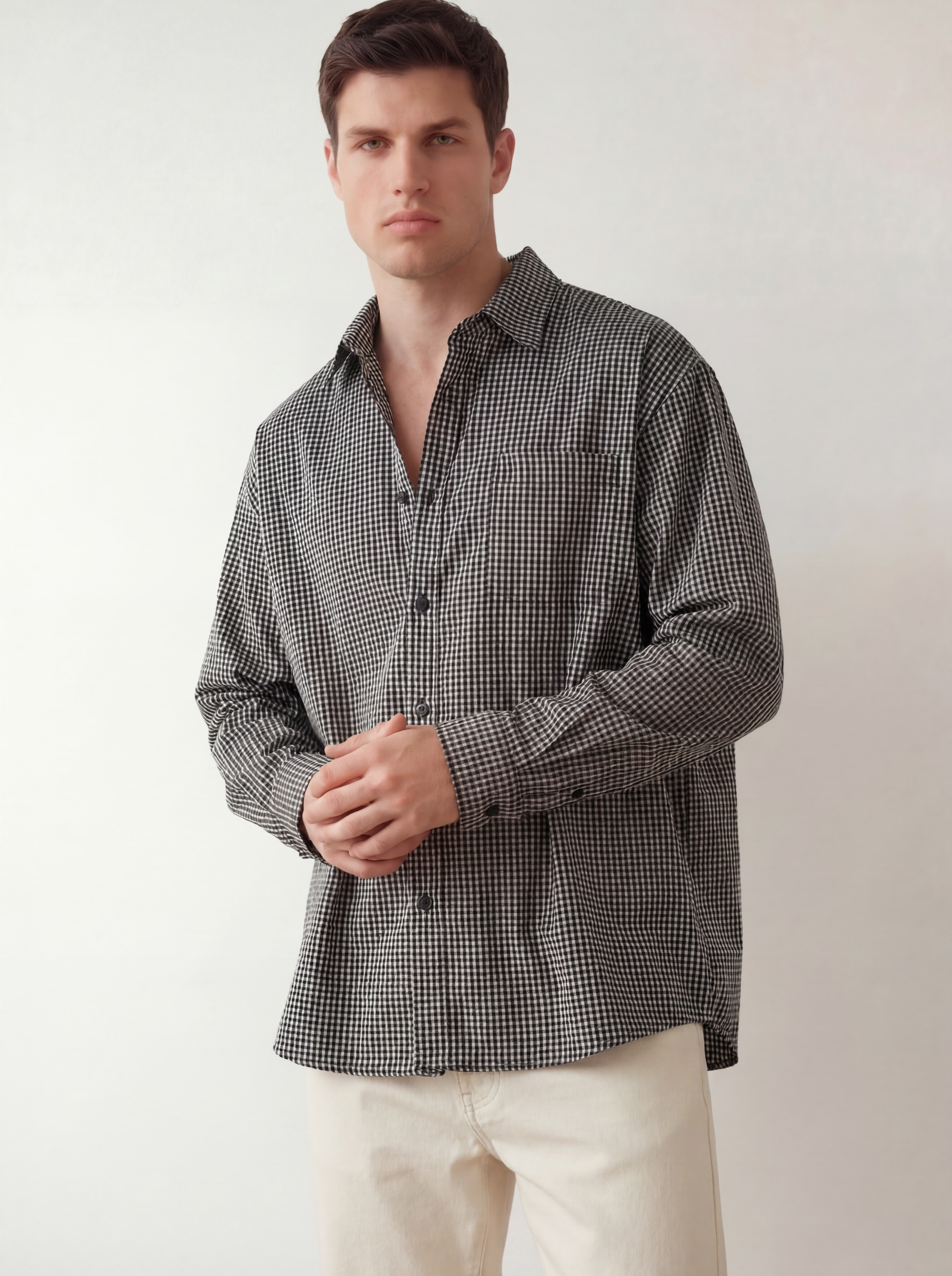 The Carl Black Check Loose Shirt