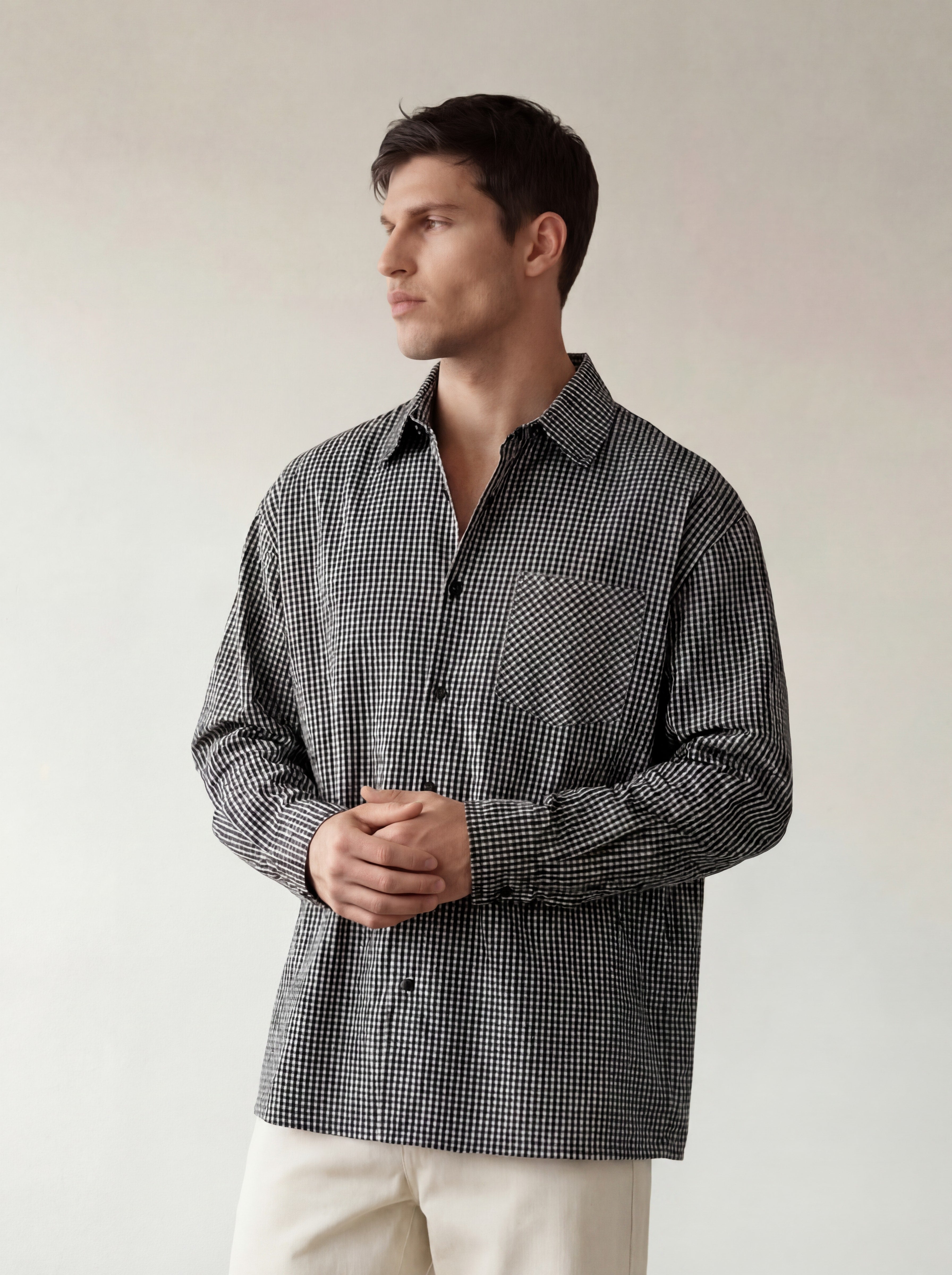 The Carl Black Check Loose Shirt
