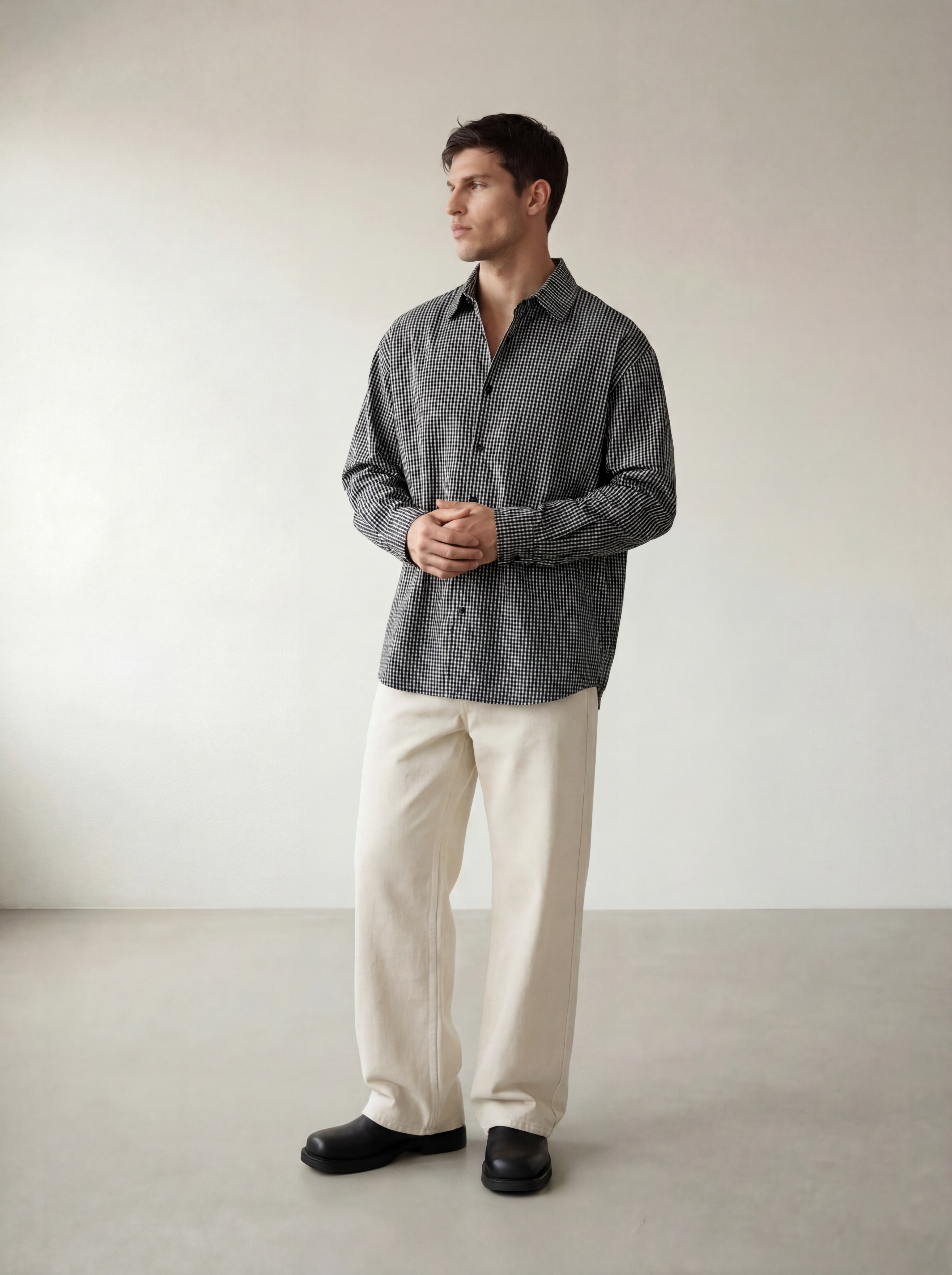 The Carl Black Check Loose Shirt