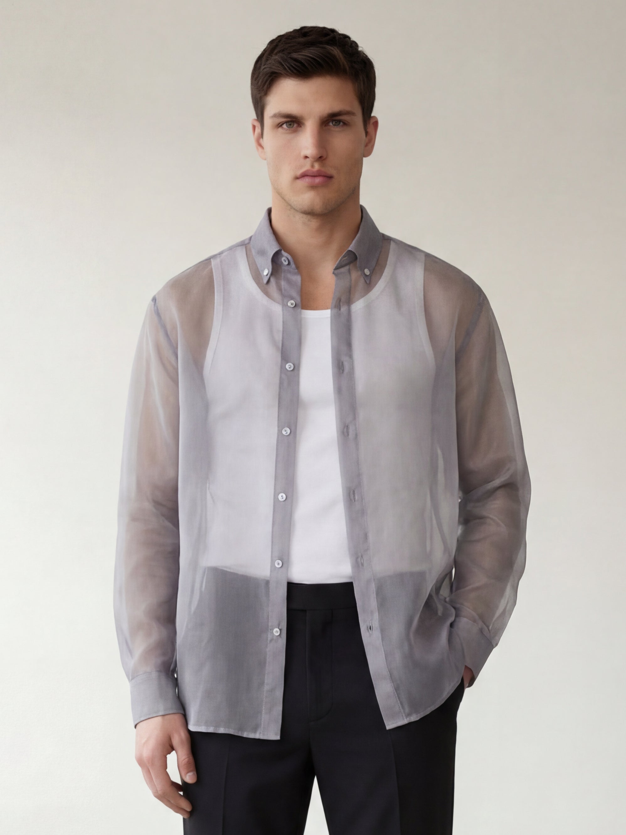 The Jacob Organza Overshirt